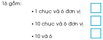 bài tập về chục và đơn vị lớp 1